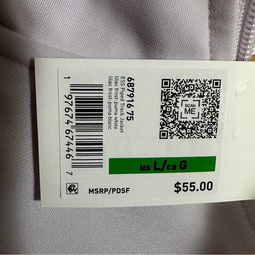 NEW Puma Lavender Track Jacket - Picture 9 of 10